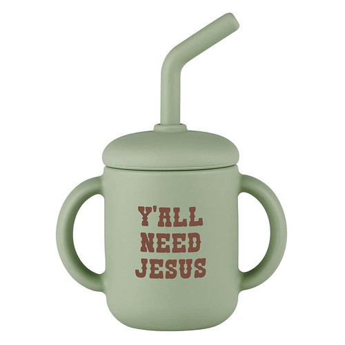 Silicone Sippy Cup - Ya'll Need Jesus