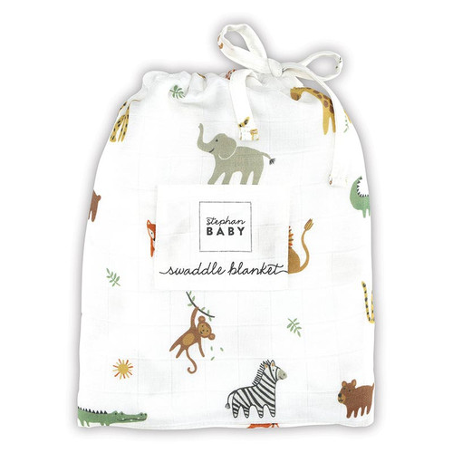 	Swaddle - Multi Color Safari