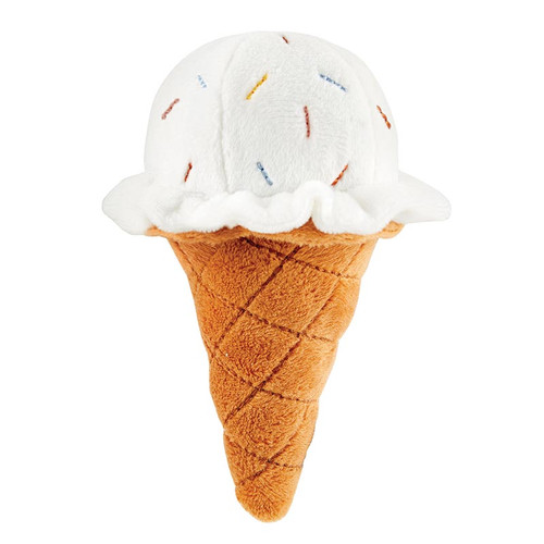 Plush Rattle - Ice Cream Cone