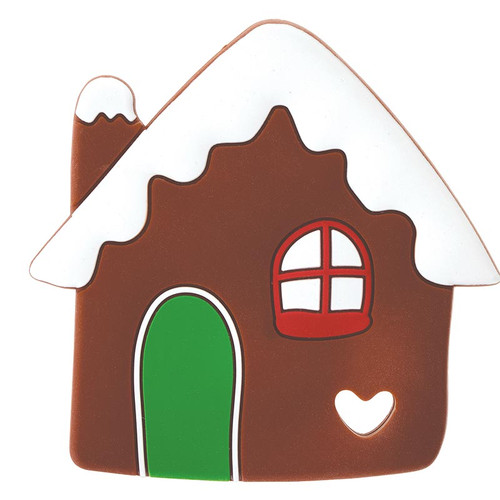 Silicone Teether - Gingerbread House