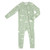 Cozy Romper - Green Safari + Dots