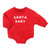 Sweatshirt Romper - Santa Baby