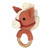 Knit Plush Rattle + Wood Ring - Horse