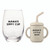 Wine Glass + Sippy Cup Set - Mama + Lil Man