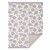 Plush Blanket - Purple Floral