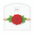 Felt Headband - Red Rose