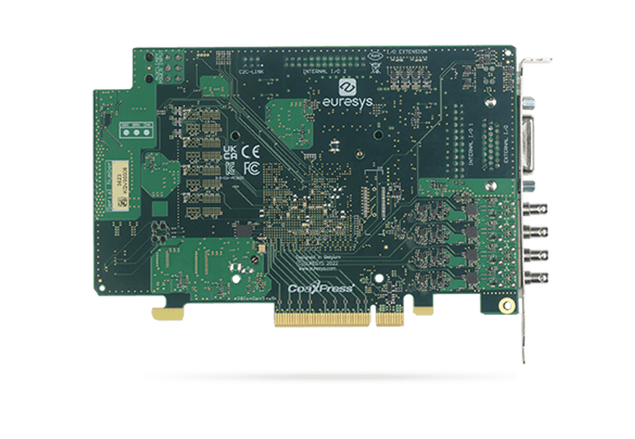 Euresys Coaxlink CoaXPress Quad CXP-12 Value Frame Grabber Bottom