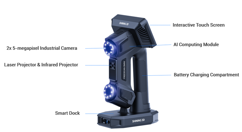 Shining 3D Freescan Omni 3D Scanner