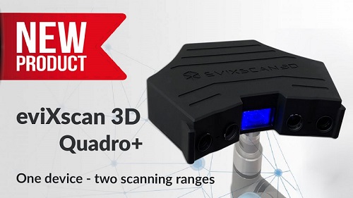 New eviXscan 3D Quadro+ scanner now on the market !!!
