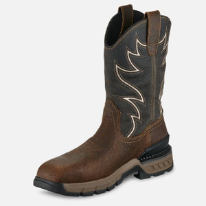 Irish Setter Two Harbors Men's 11-inch Waterproof Leather Safety Toe Pull-On Boot SKU: 83992