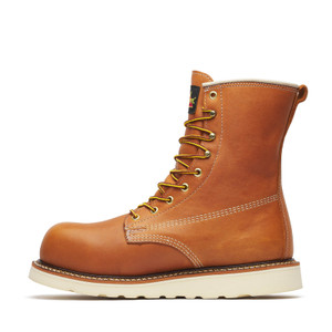 Thorogood American Heritage – Waterproof – 8″ Tobacco Composite Safety Toe – Plain Toe MAXWear Wedge SKU: 804-4210