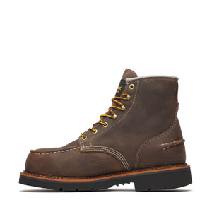 Thorogood WP 6″ Crazy Horse Steel Moc Toe BLK 90- SKU: 804-3696
