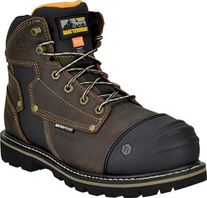 Matterhorn Men's Ibeam 6" Waterproof Composite Toe Metguard Work Boot Brown - SKU: MT2546