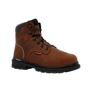 Rocky Boots: Men's Crazy Horse Composite Toe Rams Horn Internal Met Guard Work Boot SKU: RKK0440