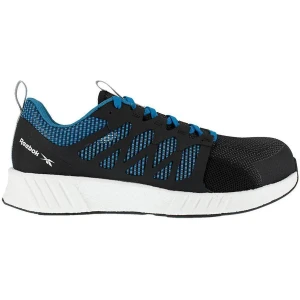 Reebok Work Fusion Flexweave Composite-Toe Athletic Work Shoe Black/Blue SKU: RB4314