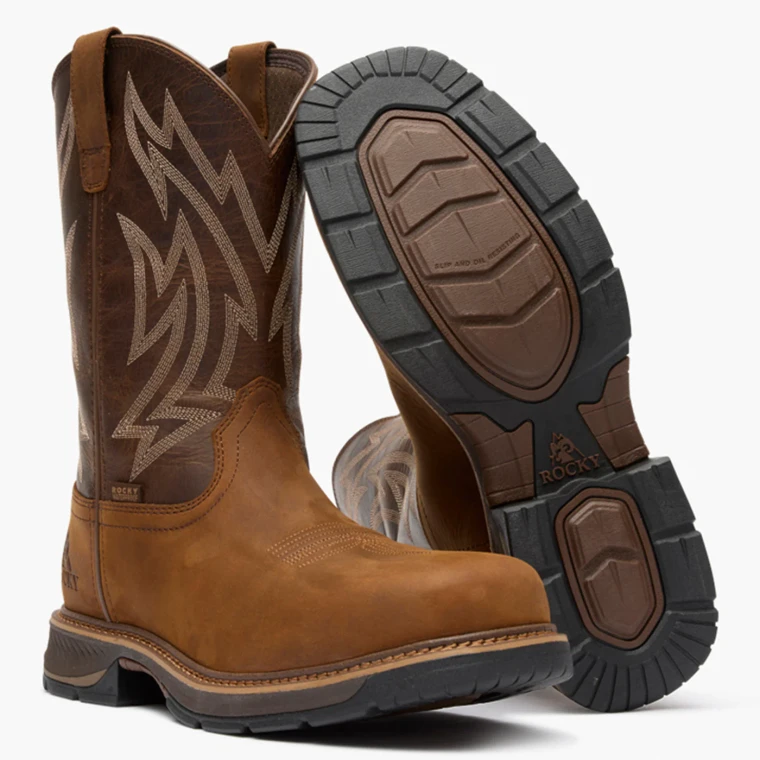 Rocky Ride LTE Carbon Toe Western Boot SKU: RKW0474