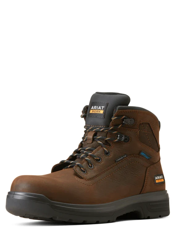 Ariat Men's Turbo Outlaw 6" Lace-Up Waterproof Work Boots - Composite Toe SKU: 10046861