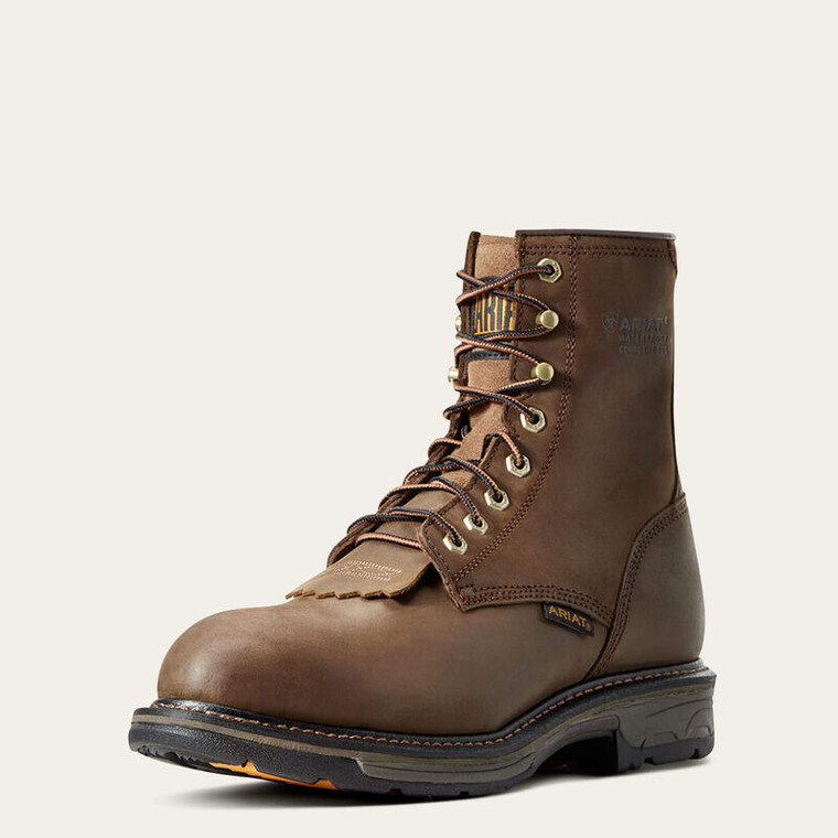 Ariat WorkHog 8" Waterproof Composite Toe Work Boot SKU: 10011943