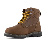 Iron Age Groundbreaker Men's Brown 6" Work Boot with Internal Met Guard- SKU: IA5014