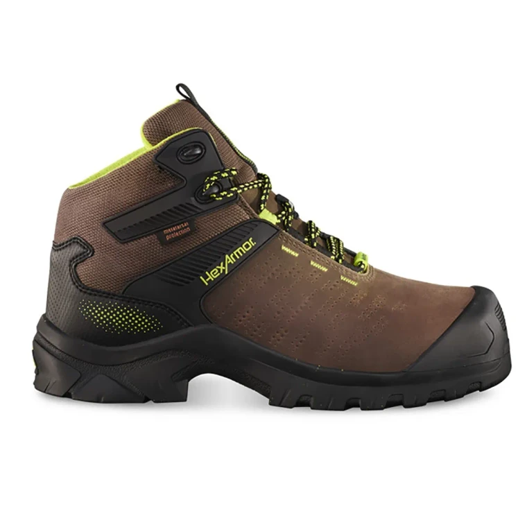 HexArmor Xbase Met Brown Composite Toe Safety Boot - SKU: F2010