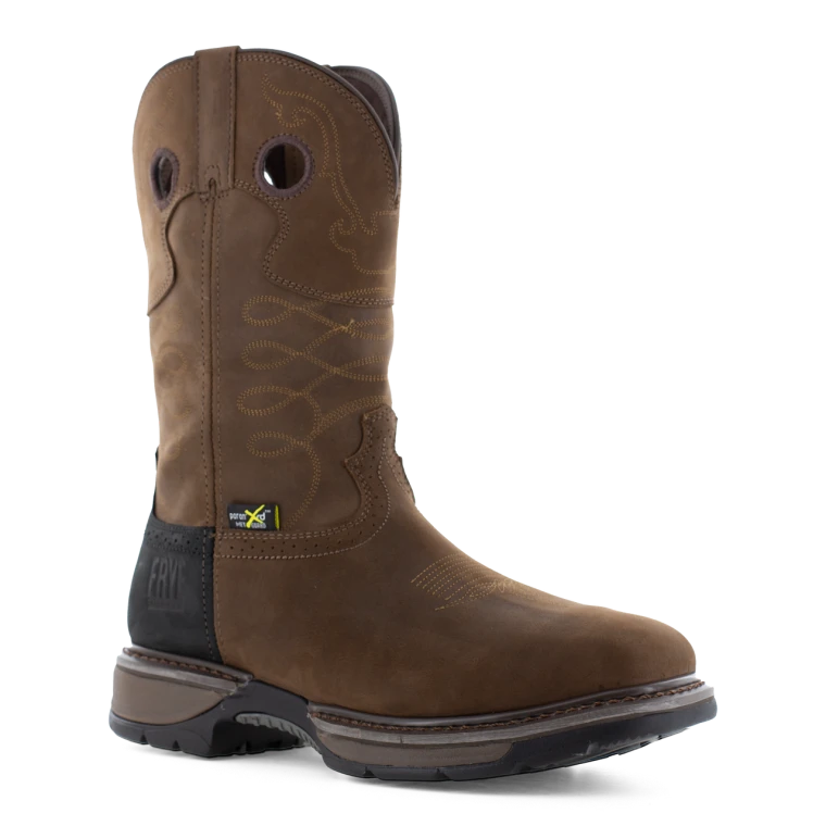 Frye Safety-Crafted 10" Western Work Boot with Internal Met Guard - SKU: FR40101