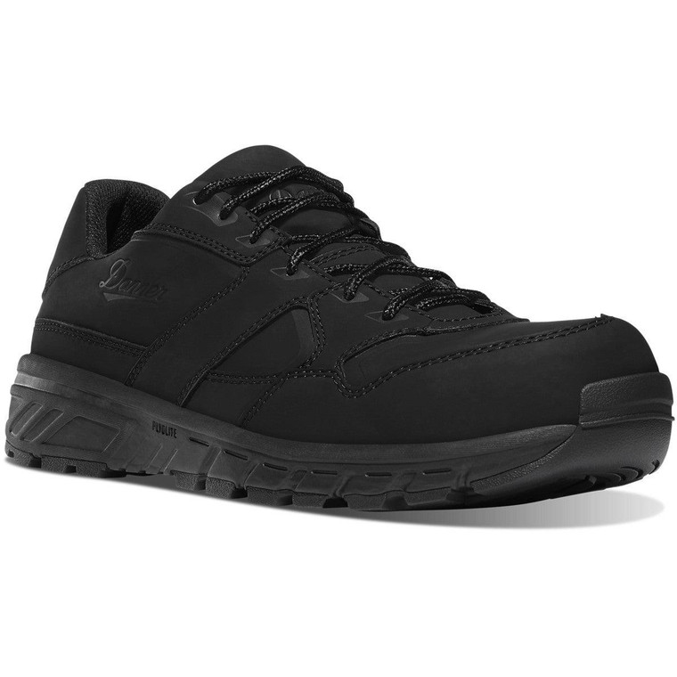 Danner Men's Run Time EVO Black Leather Composite Toe Slip Resistant Work Shoe SKU: 12310
