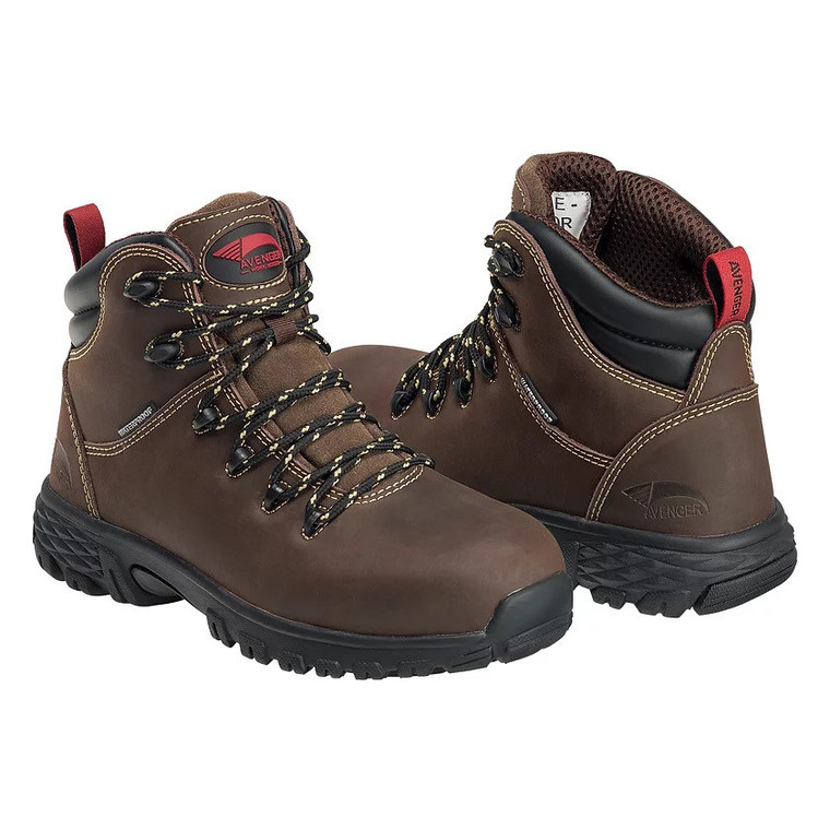 Avenger Flight Women's 6" Waterproof Alloy Safety Toe Work Boot SKU: A7470