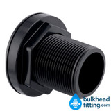.75 inch slip x slip bulkhead fitting rear view