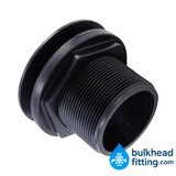 .5 inch slip x slip bulkhead fitting rear view