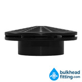 1.5 inch low profile slip suction strainer side view