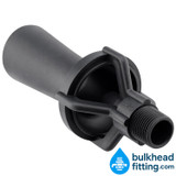 .75 polypropylene tank mixing eductor nozzle threads close up