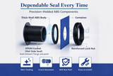 1 inch slip x thread bulkhead fitting gasket installation order