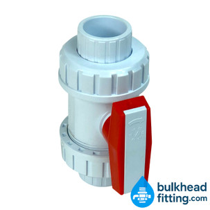 1½ inch true union ball valve side view
