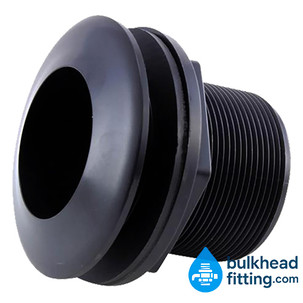 ½ inch slip x thread bulkhead fitting front view