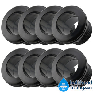 2 Inch Slip x Slip Bulkhead Fitting 8/pack