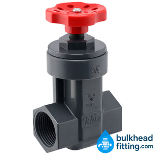 ¾ inch thread x thread schedule 80 PVC gate valve