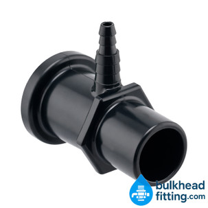 Half inch ABS Venturi  injection eductor inlet view