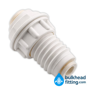 ¼'" inch push-fit bulkhead union bottom view