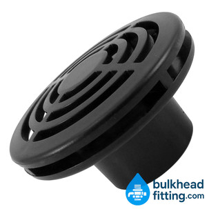 ¾ inch low profile slip suction strainer tilt view