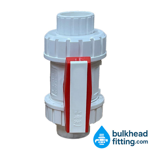 1 inch true union ball valve side view