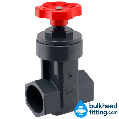 1 inch schedule 80 PVC gate valve