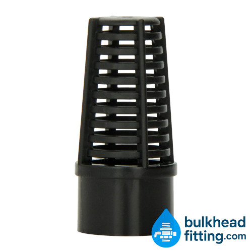 .75 inch slip suction strainer up view