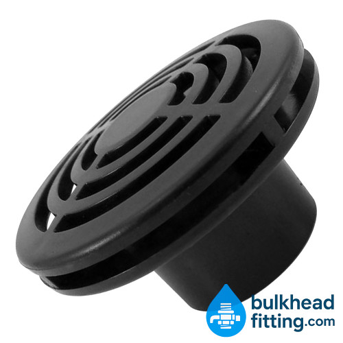 ¾ inch low profile slip suction strainer tilt view