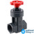 ¾ inch thread x thread schedule 80 PVC gate valve