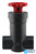 Rear view of Spears 5232-015 gray PVC plug gate valve