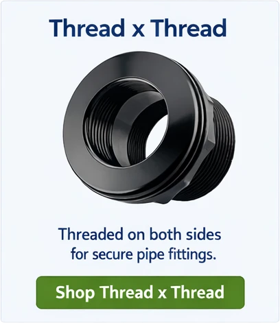 Thread x Thread bulkhead fittings