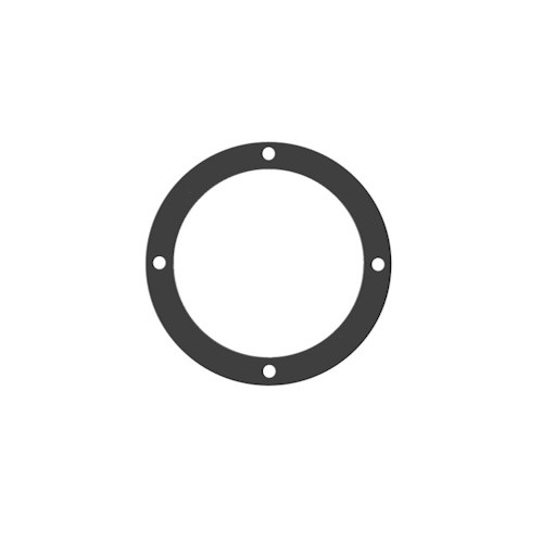 3-3/8 ID X 7-5/8 OD X 1/16 TH BLACK EPDM 4 BOLT HOLES