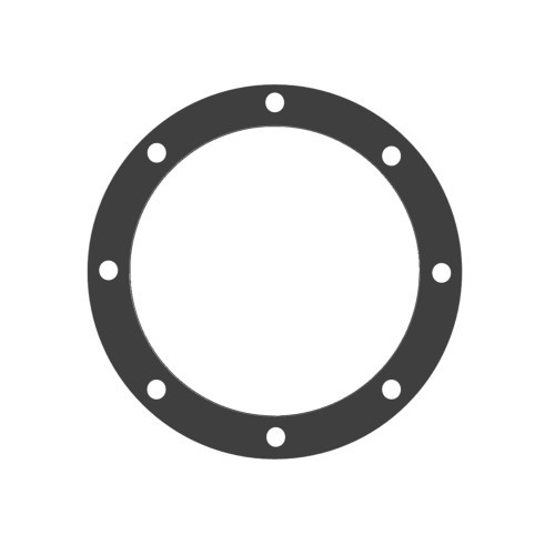 12.6 ID X 13.94 OD X 3/16 TH BLACK EPDM 8 BOLT HOLES
