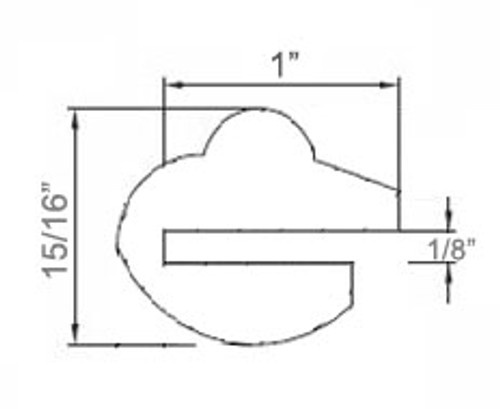 17" Black EPDM Manway Gasket 17x13 Oval Compatible with Mueller 905477C