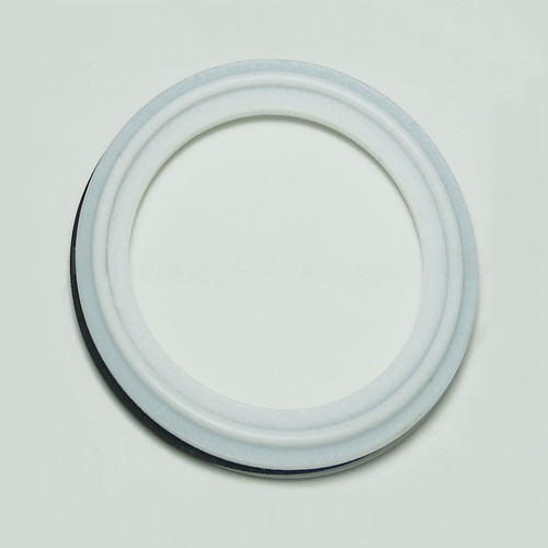 6" Teflon Envelope Viton Filler Insert Tri-Clamp Gasket